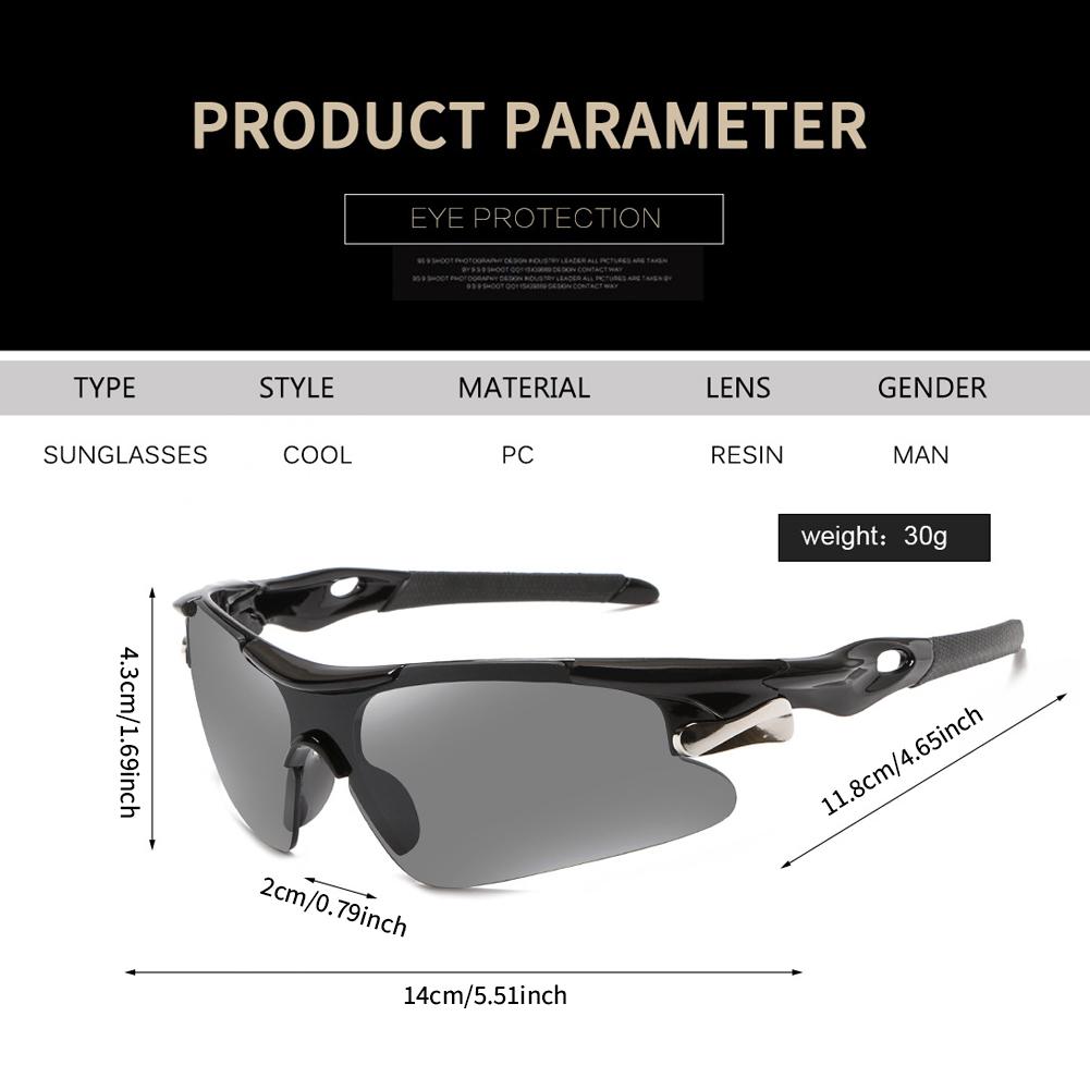 Mode Angeln Sonnenbrille Männer Sonnenbrille Angeln Camping Fahren Radfahren Brillen Outdoor Sport Brille UV400 Sonnenbrille