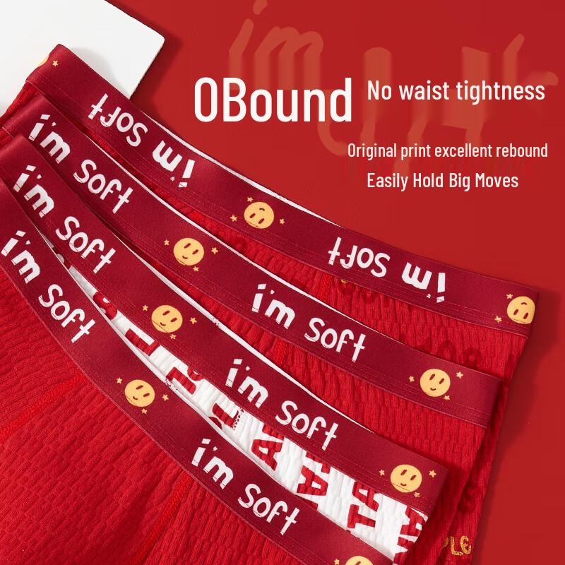 Mao Ren Teen Boys' Cotton Boxer Briefs 4-Pack