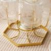 Iron Water Cup Drying Rack Gold/Black Glass Cup Drain Holder Durable Tea Cup Holder  for Home