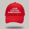 Custom Logo Baseball Cap Embroidered Adjustable Cotton Hat One Piece MOQ for Company Branding Promotion