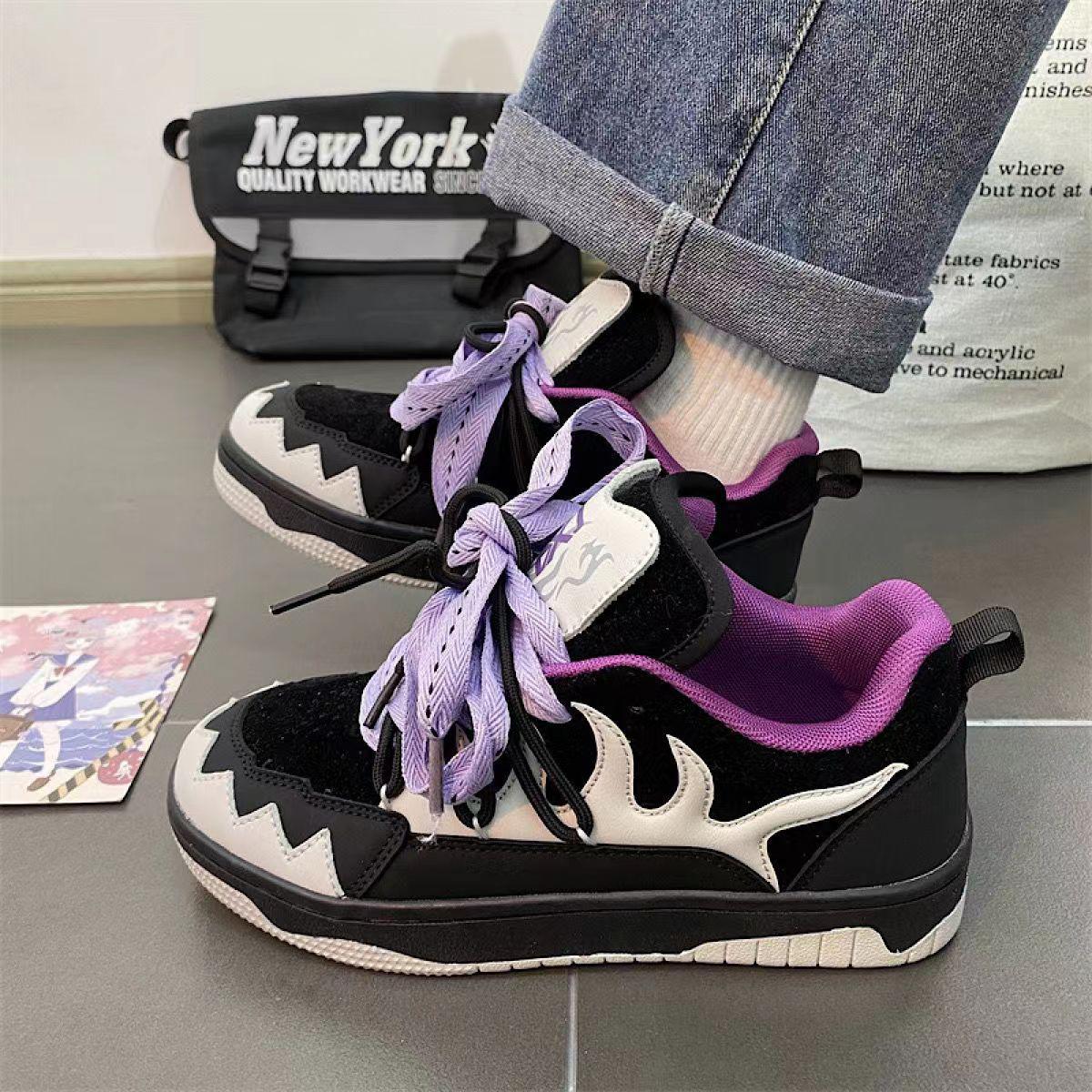 Трендовая повседневная обувь смешанных цветов Shark — фото 5