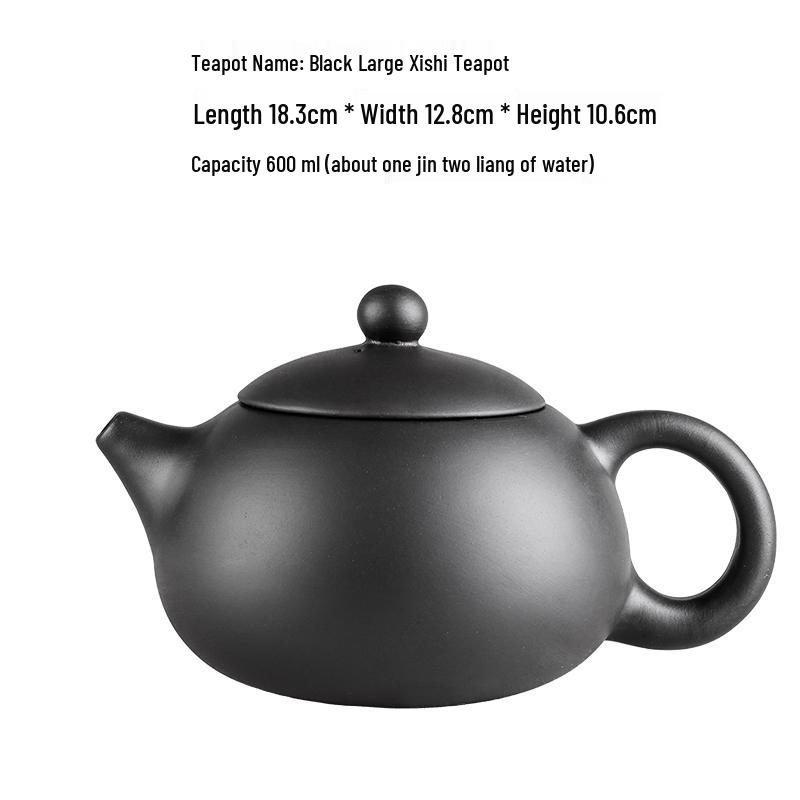 Large Yixing Zisha Handmade Ceramic Teapot for Kung Fu Tea