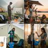 Mit Saugnapf Elektrische Dusche Lange Akkulaufzeit Wiederaufladbar Wasserpumpe Campingdusche Garten