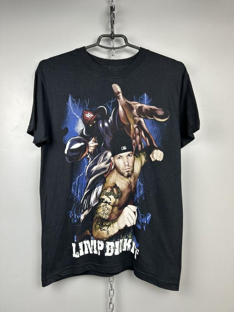 

Vintage 90s Limp Bizkit Graphic Retro Black Short Sleeve Unisex Tshirt KH8388 Unisex T-Shirt XL