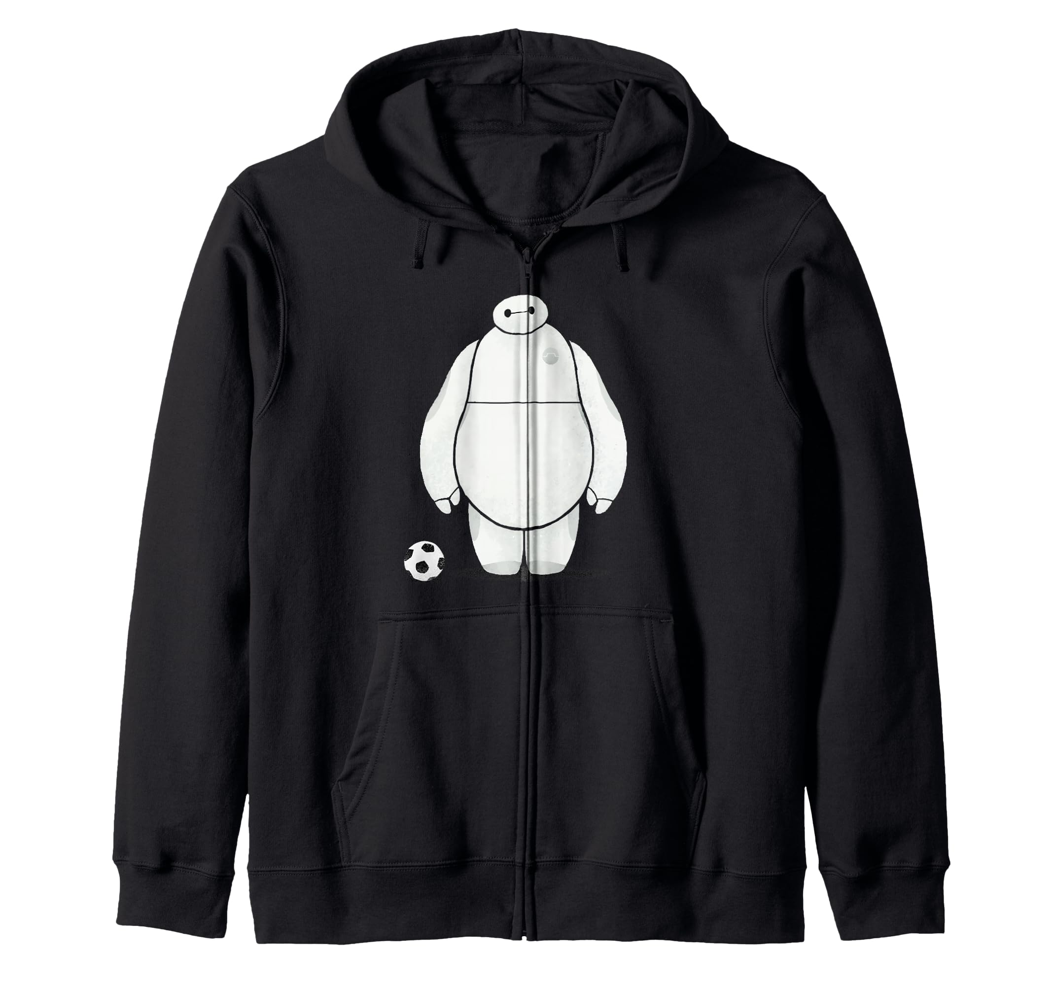 

Disney Big Hero 6 Baymax & Soccer Ball Vintage Shot Zip Hoodie
