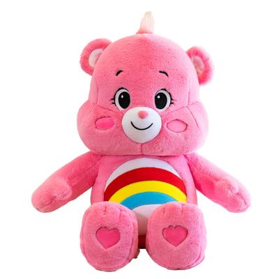 27cm Rainbow Bear Plush Doll Soft Stuffed Rabbit Plush Cute Cartoon Bear Doll Toys For Children