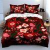 Floral Pattern Three-Piece Set Soft Comfortable Duvet Cover Bedding Set Included 1*Duvet Cover & 2*Pillowcases, Gift