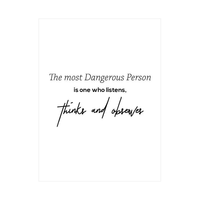 Minimalism English Sentences Inspirational Words Poster Canvas Print Painting Wall Art Picture Living Room Office Decor