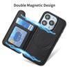 iPhone 15 Pro Max Magnetic Leather Flip Cover with MagSafe Card Slot