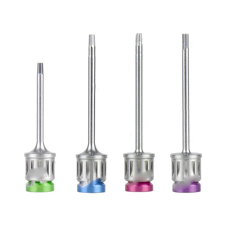 Cheie universală pentru șurubelniță dinamometrică pentru implanturi dentare, stil lung, restaurare cu clichet, instrument de implant stomatologic