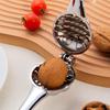 Aluminum Alloy Chestnut Clip Multi-Functional Nut Sheller Cross-Style Chestnut Opener Portable Kitchen Tool for Easy Nut Peeling