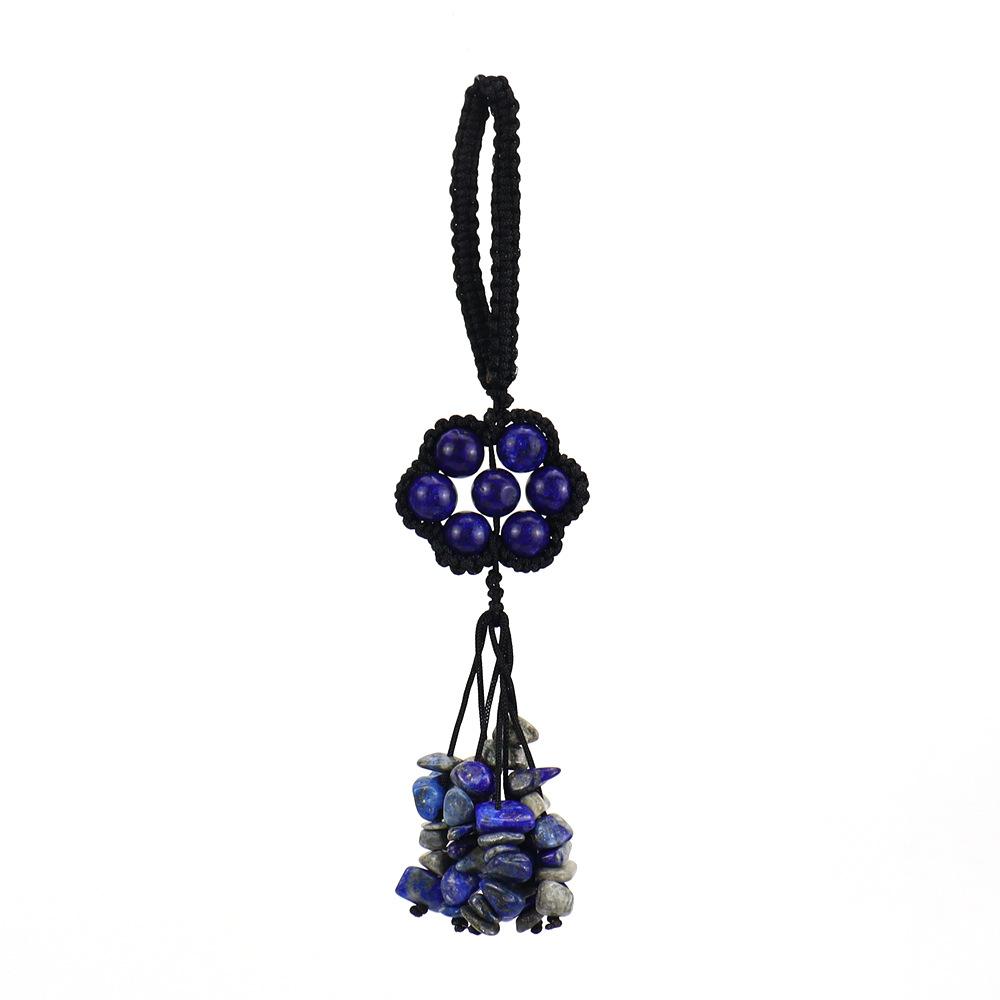 Hand-Woven Crystal Colorful Bead Pendant Keychain Bag Pendant Car Pendant G69