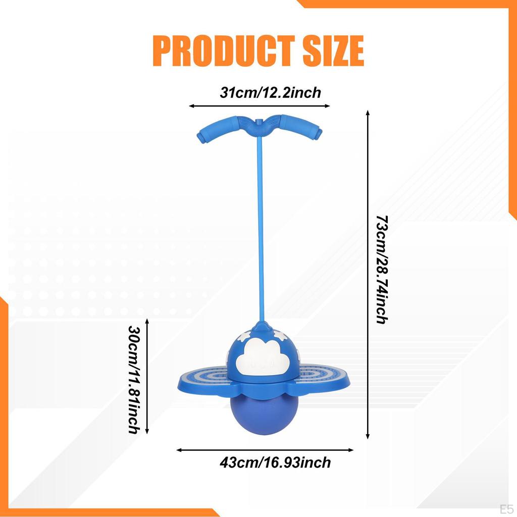 Ball Bouncing with Colorful Light Accessories Children Adults Boys Girls Jump Board High