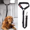 Dog Seat Belt Retractable Car Safety Adjustable Pet Heavy Duty Bungee Leash for Small Medium Large Dogs