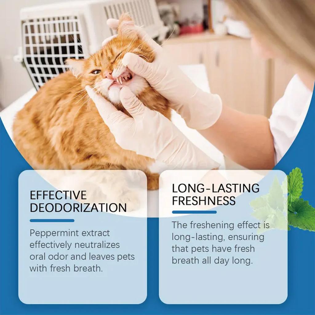 Pet Tooth Powder Can Improve Tooth Cleanliness and Provide Delicate Cleaning