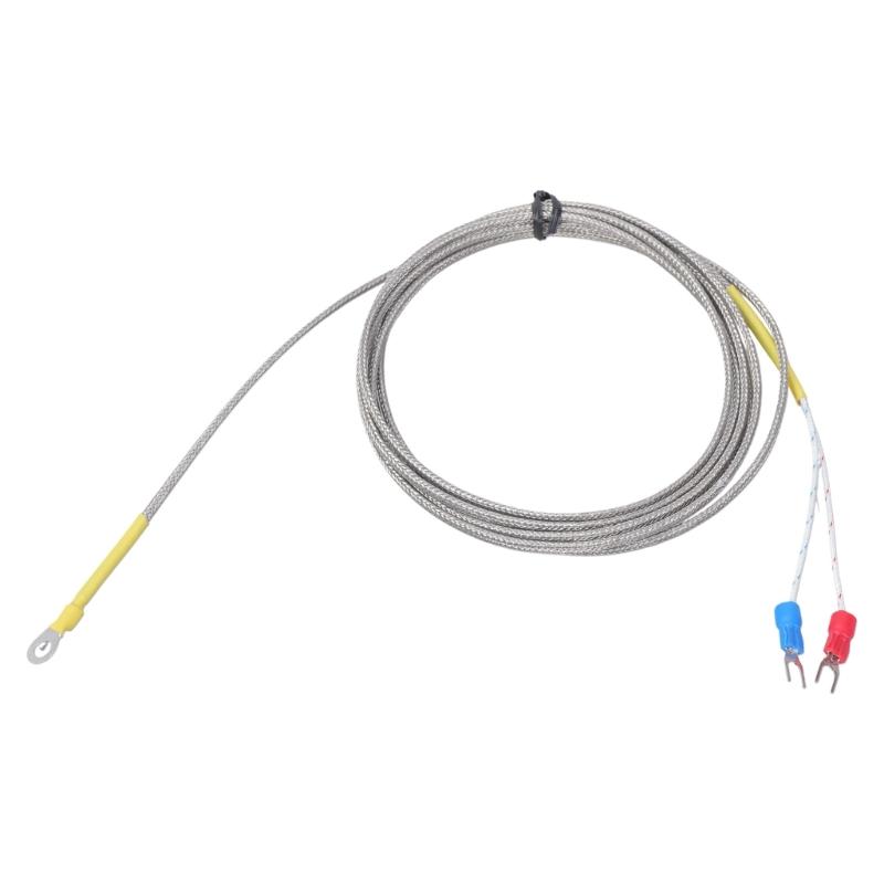 High Temperature Probe Fast Response Metal Wire K Type Thermocouple Temperature Sensors 0 to 600°C Sensors Probe