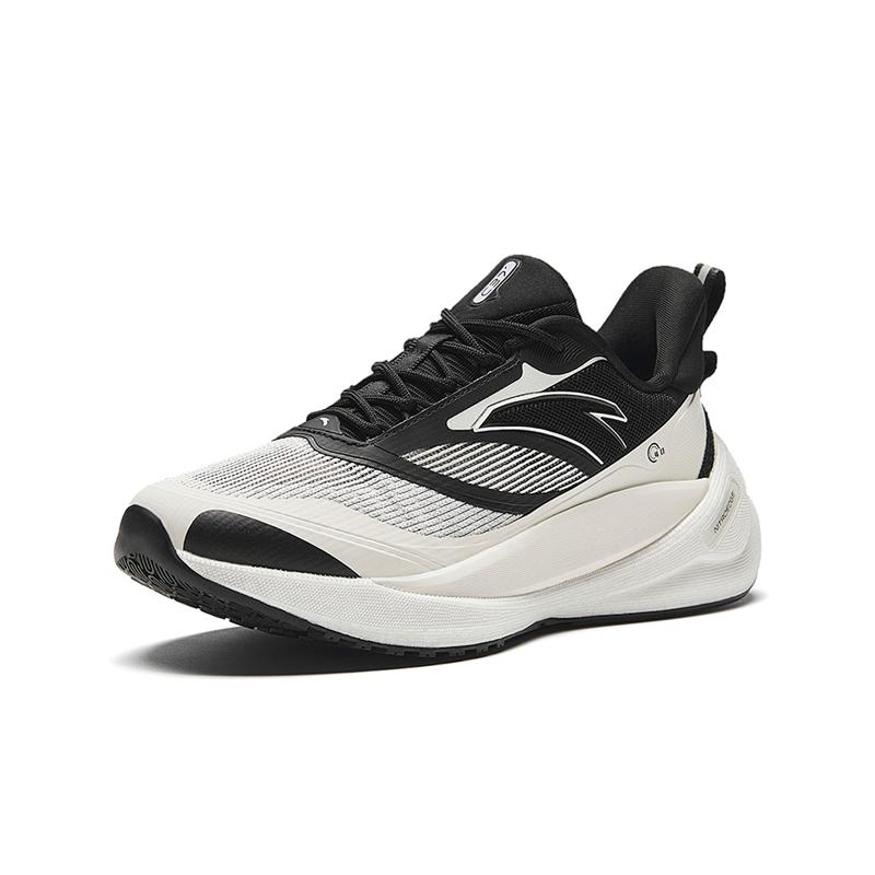 Anta C37 Fourth Generation Casual Comfortable Durable Low-Top Running Shoes Women sneakers Black White 922345538-2