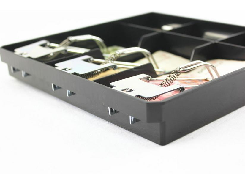 Three-Speed Cash Register Drawer with Money Collection Tray