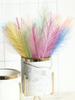 50 Pcs/Pack 20cm Artificial Reed Grass Plant Artificial Feather Phoenix Tail Grass DIY Fake Flower Materials Photography Props Home Wedding Decoration