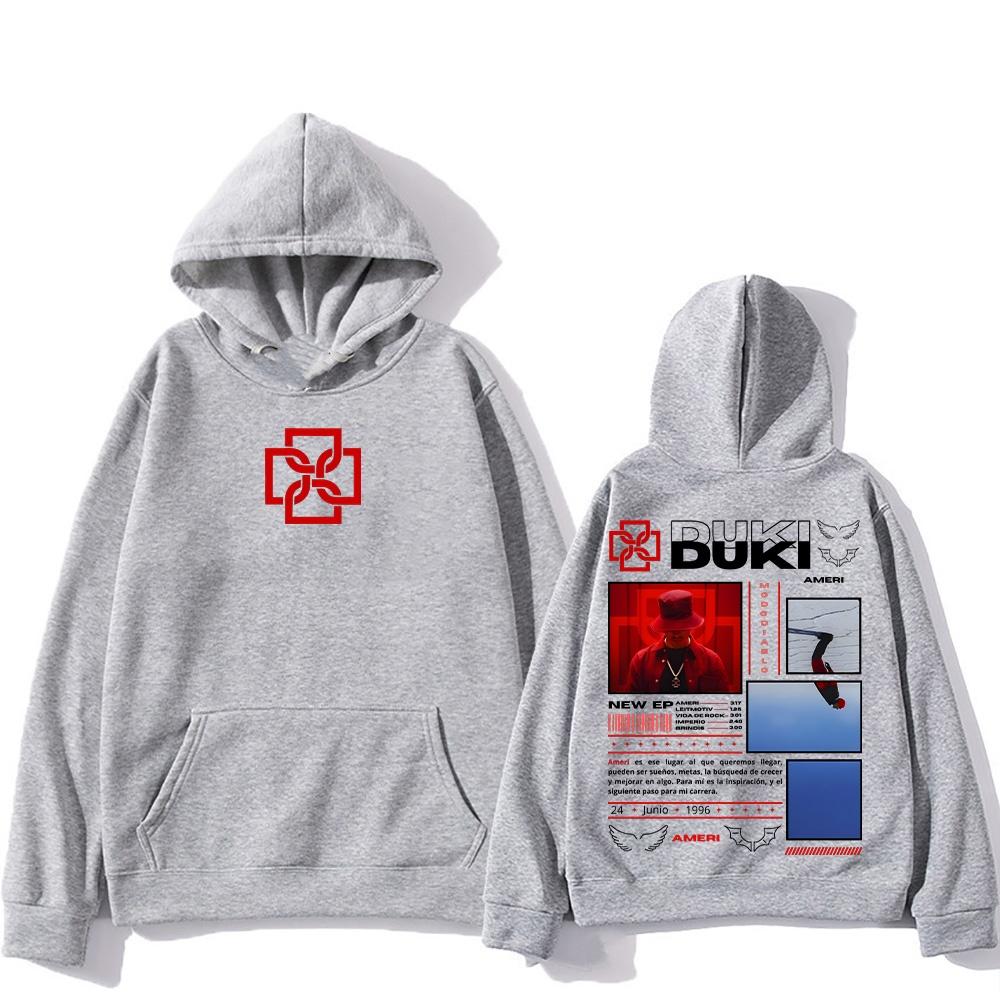 

Rapper Duki Ameri Hoodie 2025 Autumn/Winter New Hot-seling Men s Women s Fashion Hip Hop Large Casual Long Sleeve Cotton Hoodie 3XL