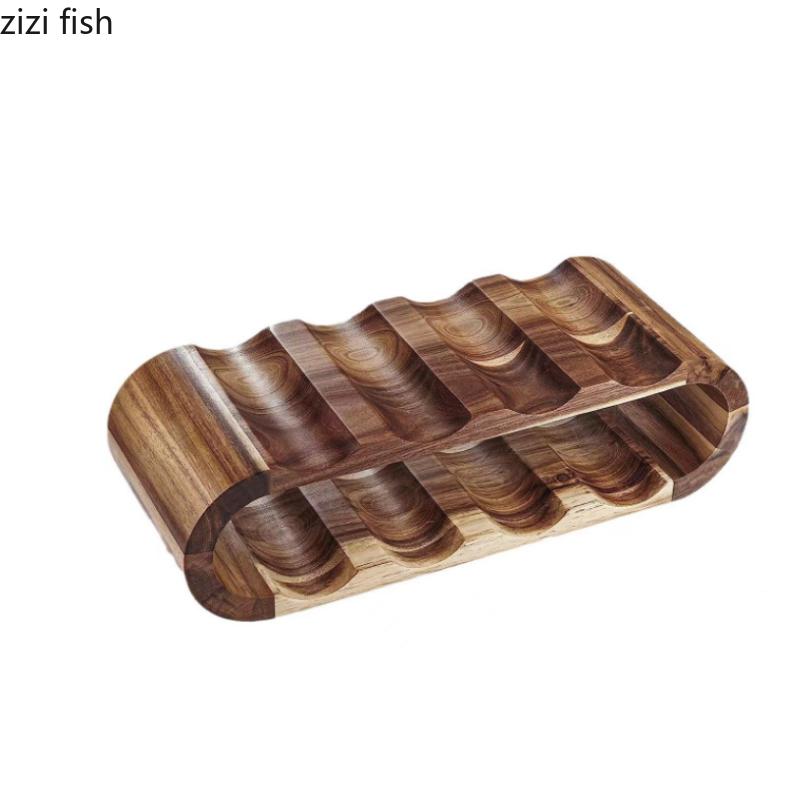 

Деревянные стеллажи для хранения Двухэтажный стеллаж для красного вина Витрины Витрины Держатель для хранения вина Органайзеры для хранения Домашняя полка