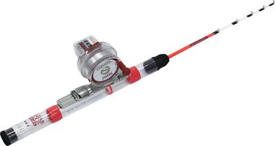 Smelt-specific Rod and Reel Set, PROX Clear Lock Plus Set 2 (Counter) S (Fluorescent Red) + Reel CRPS442SC