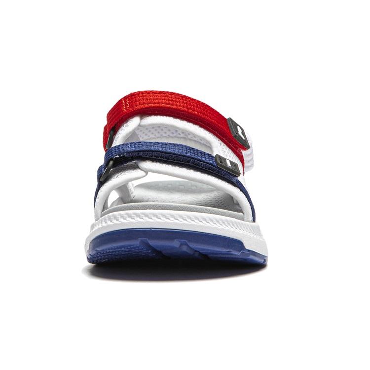 Li Ning Kids Comfortable Casual Sandals Kids Sandals White Red Blue YKKU014-3