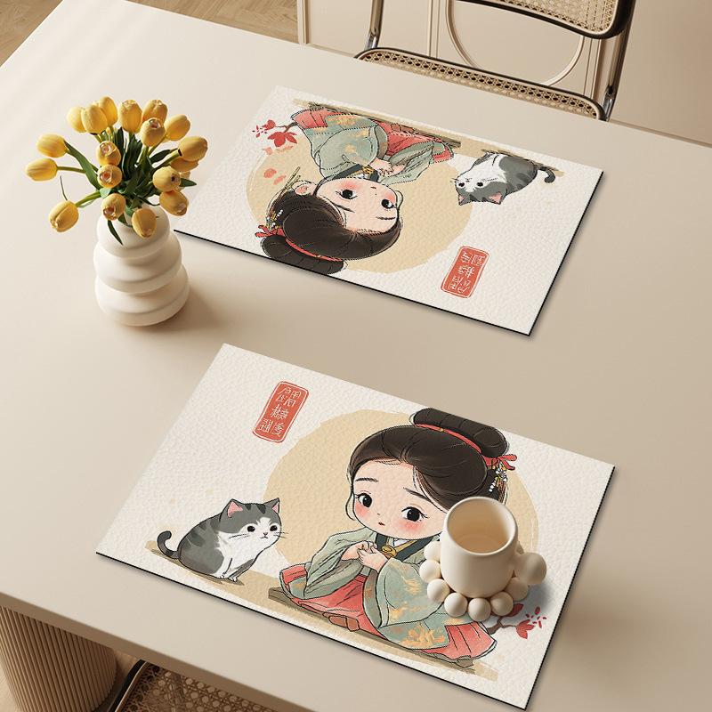 

Коврик для слива на кухне, противоскользящий коврик для стола, влагостойкий коврик для чашки, раковины, столовых приборов, быстросохнущий впитывающий коврик 40 * 50CM A touch of cleanliness