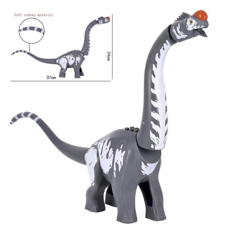 Jurassic Dinosaurier Bausteine Set mit beweglichen Gelenken Dino Figuren Kompatibel Titanosaurus Ziegelmarken