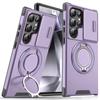 Etui na telefon z ochroną aparatu typu slider Armor do Samsung Galaxy S26 Ultra S 26 Plus S26Ultra 5G Uchwyt magnetyczny do samochodu Metalowa osłona z pierścieniem