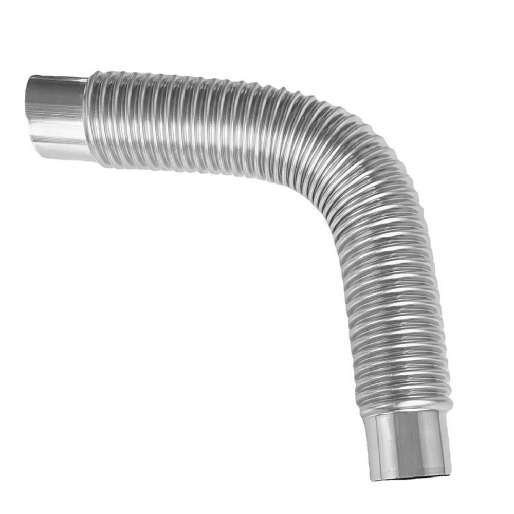 

Дровяная труба печи из нержавеющей стали, гибкая вытяжная труба для печи, регулируемый воздуховод, вентиляционный шланг для сушилки для печи на пеллетах, воздухозаборник