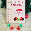 Christmas Puzzle Dice Game Santa Claus Wooden Jigsaw Puzzles for Adults Fun Holiday Activity for Kids Unique Christmas Party Game