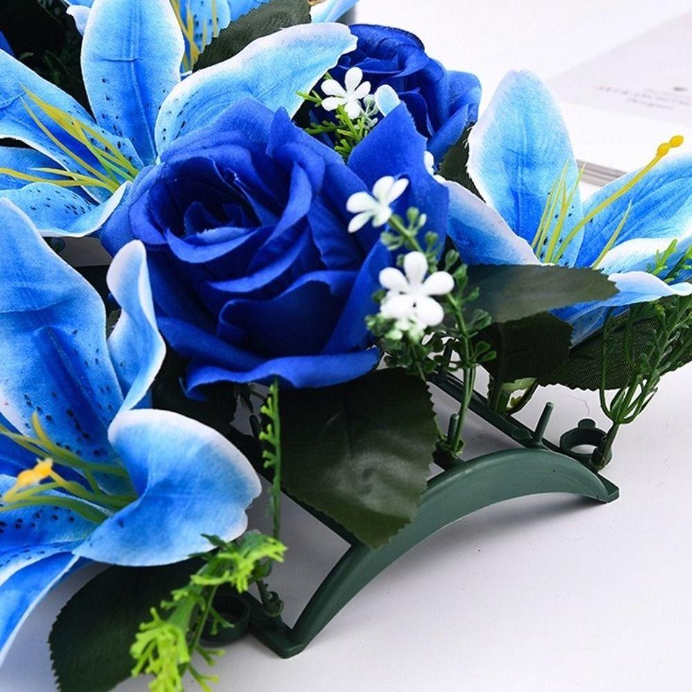 Arch Decoration Artificial Flower Simulated Rose Arch Realistic Lifelike Background Wall Luxury Wedding Flower Wall Arches Decor