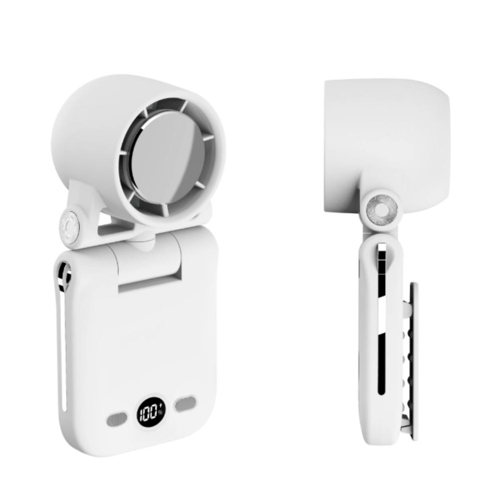 High-speed Handheld Fan Double Shaft Personal Fan Q5pro Rechargeable Fan  Desktop Use розовый