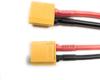 XT60 Connector Adapter Cable | 2 Female To 1 Male Parallel Adapter 14AWG | For RC Lipo Batteries, Toys, Vehicles | Polyester Build