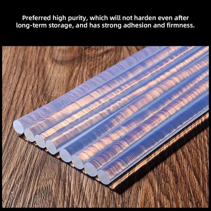 7mm Transparent Environmentally Friendly Hot Melt Adhesive Stick,strong Adhesion,waterproof,repairing Glass,cardboard Boxes,toys