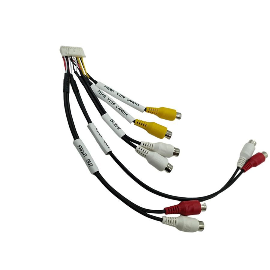 RCA Harness Cable Wire Connector Adapter for ILXW650 ILX-W650 ILX-W650E Front Camera Parts