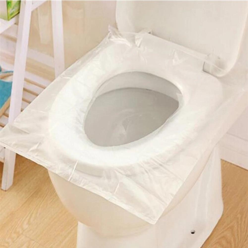 50-500pcs Travel Disposable Toilet Seat Covers Portable Camping Hotel Bathroom Toilet Seat Protector Waterproof Toilet Mat
