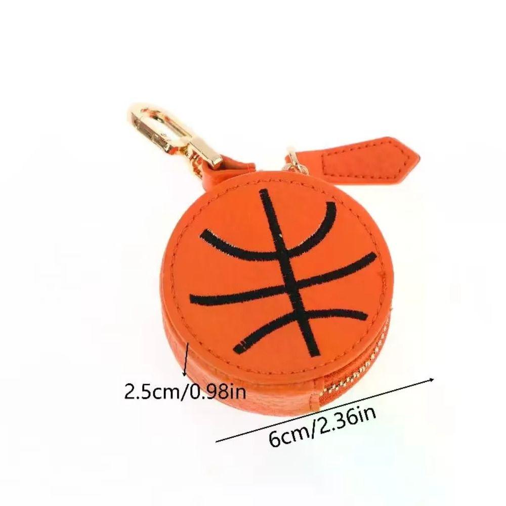 Creative Mini Coin Bag PU Leather Earphone Storage Bag Keychain Coin Purse  Backpack Decoration