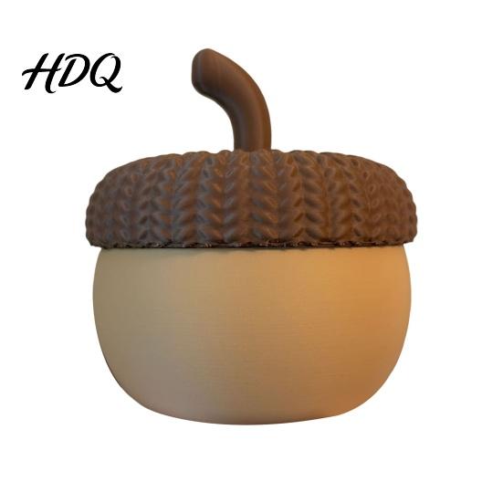 Log Style Storage Box Acorn Box with Matte Frosted Surface Dustproof Moisture-Proof Jewelry Organizer Desktop Small Item Holder for Home Decor Cute