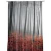 Red Leaves Forest Sheer Curtains for Living Room Modern Voile Curtain Bedroom Tulle Curtains Window Drapes Decor