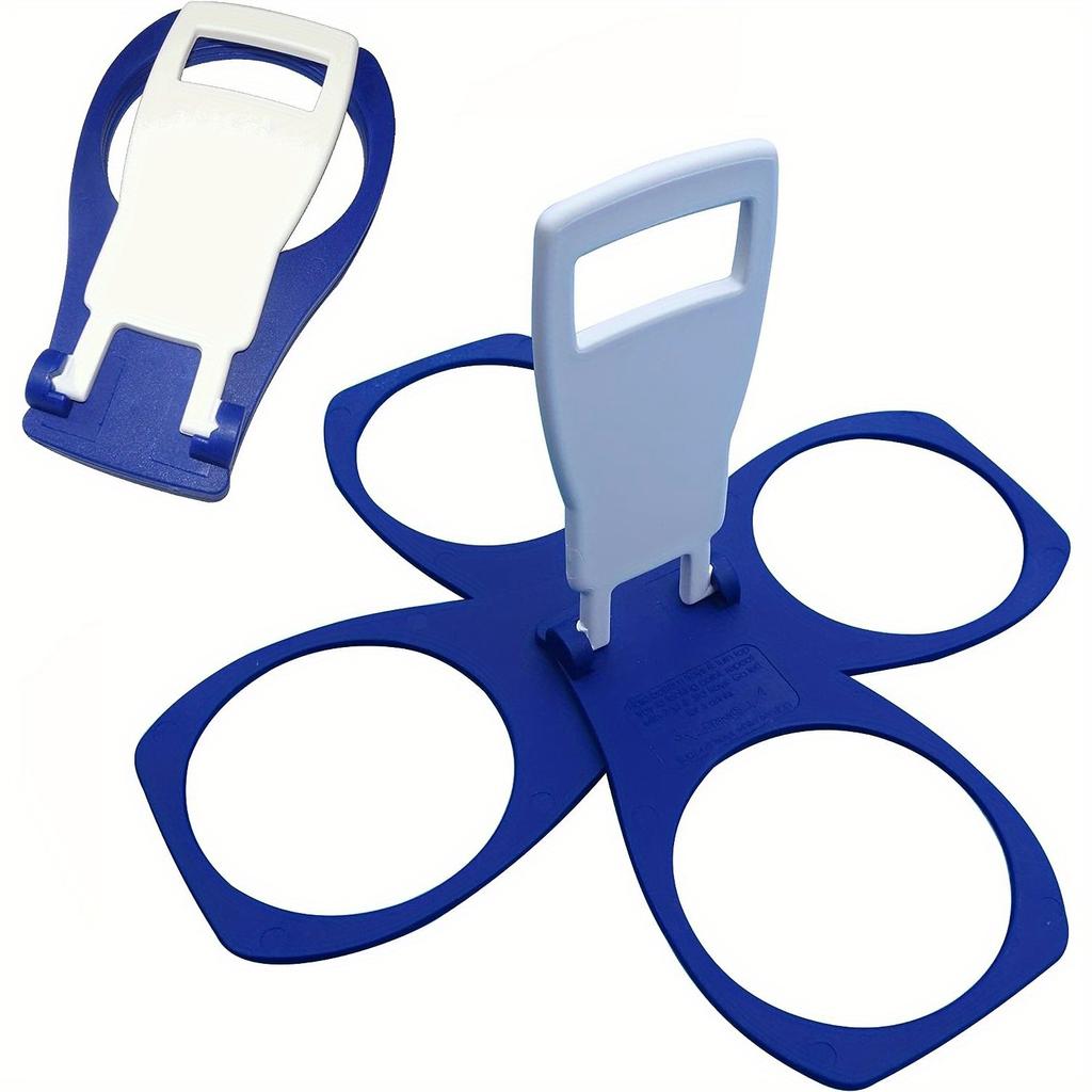 Compact and durable beverage tray - foldable, reusable coffee, soda, and beer beverage rack