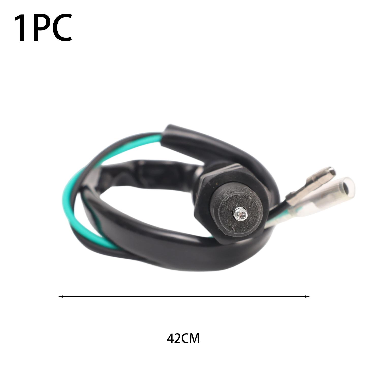 Rear Brake Switch Brake Light Switch Cable Wire 2 Wire Motorcycle Lighting Repair for Scooter Moped Motorbike ATV GO KART Parts чёрный