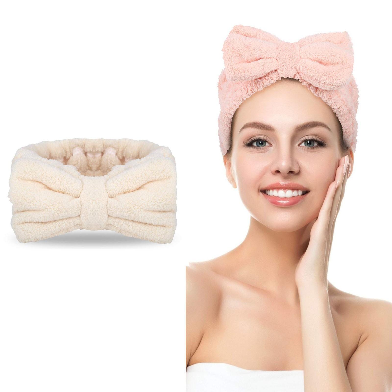 

Спа-повязки на голову Повязка на голову с галстуком-бабочкой из микрофибры Повязка на голову для макияжа Повязка на голову Повязка на голову Повязка для мытья лица Повязка на голову для мытья лица Повязка на голову для полотенец Для женщин One Size бежевы