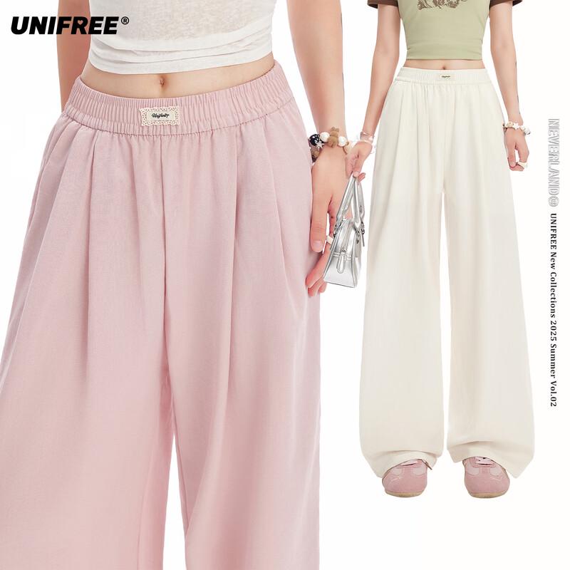 UNIFREE Loose Straight-Leg Casual Trousers S