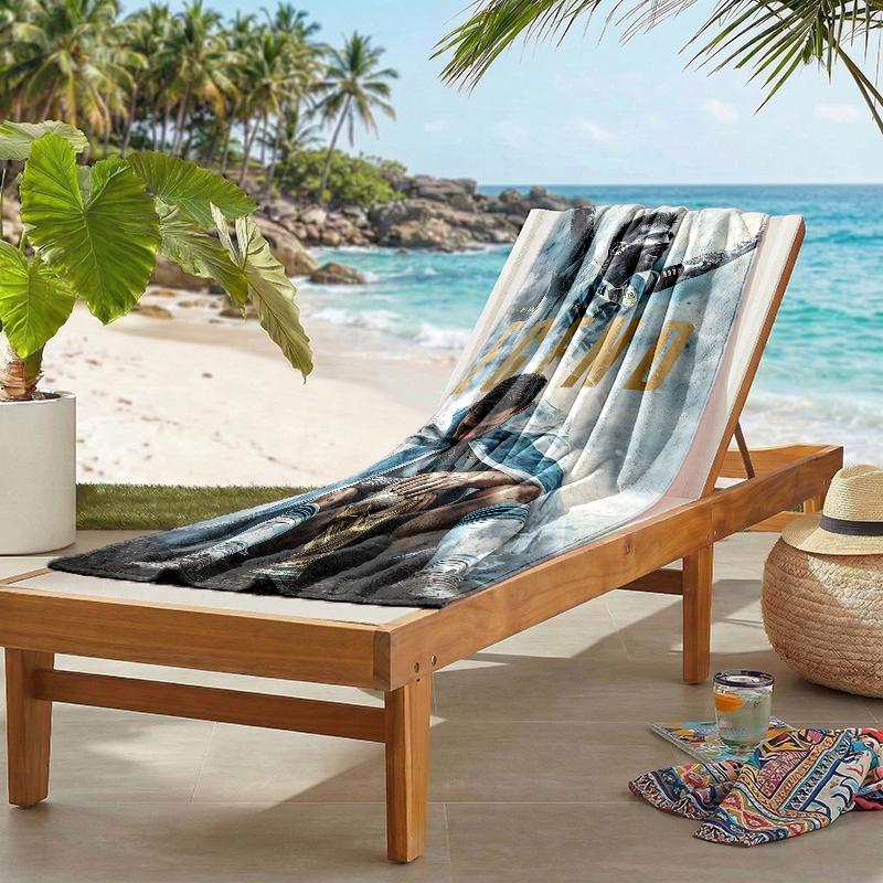 Great Soccer Player Fashion Beach Towel: Ideal for Summer Adventures Soft, absorbent and quick drying suitable for swimming and bathing
