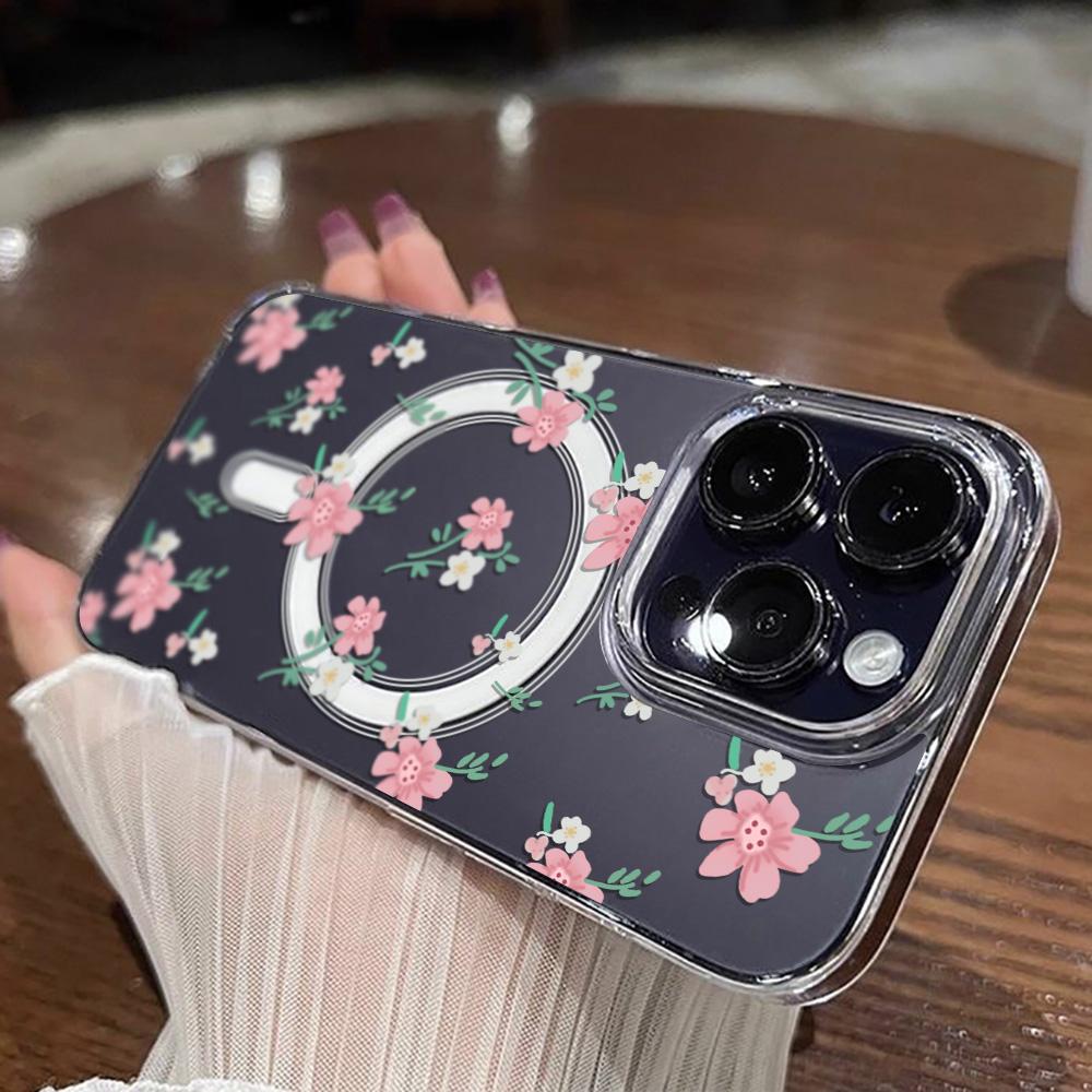 Magnetic Phone Case for iPhone 12 14 16 17 Pro 17 16 15 14 13 12 Pro Max  12 13 14 15  16 High Quality Shockproof Shell Full Protection Cute Style