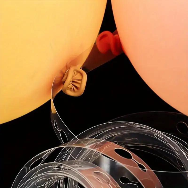 Balloon Arch Strip Double Hole Tape Strip Balloon Decorating Arch Garland Strips Kit for Wedding Birthday Christmas Valentines