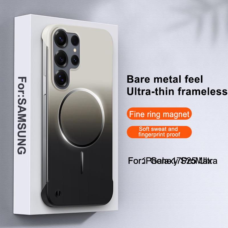 Samsung S26 ULTRA Gradient Ultra-Thin Borderless Frosted Magnetic Adsorption Phone Case A56