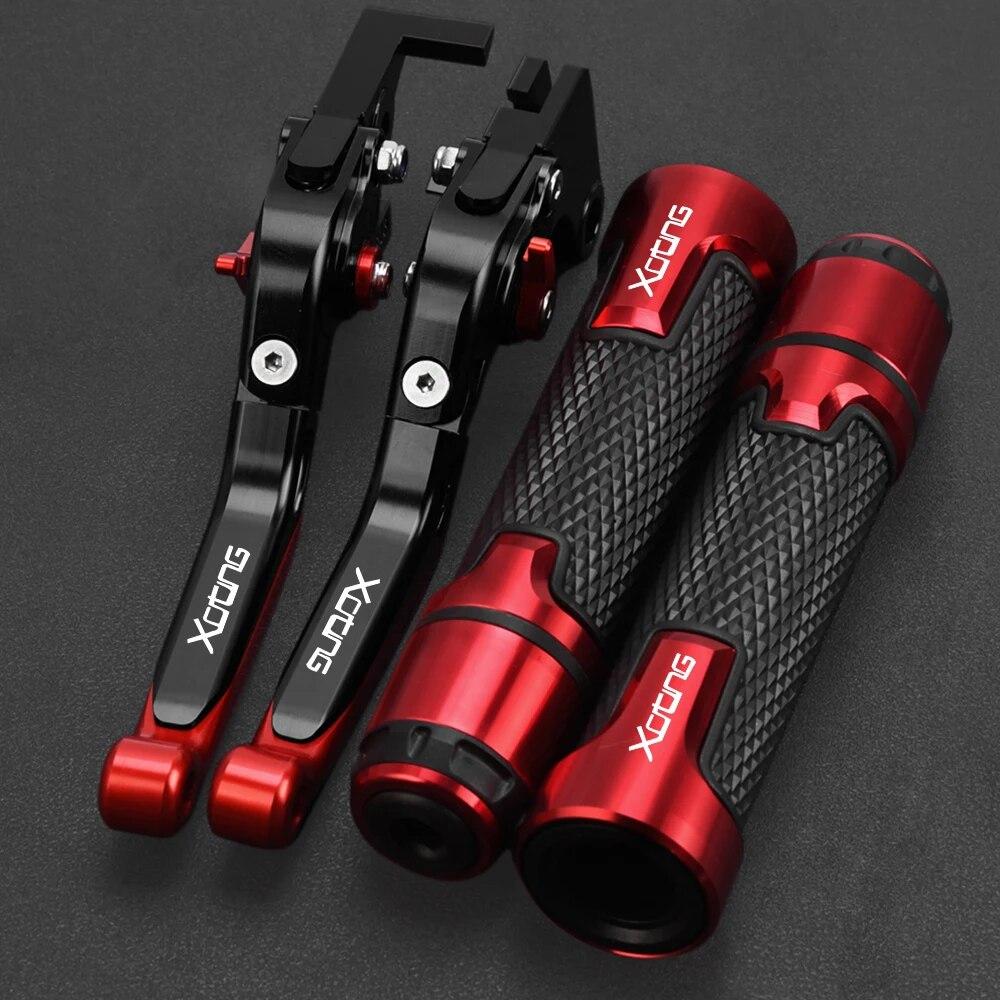 Motorcycle Aluminum Handlebar Hand Grips Ends Adjustable Brake Clutch Lever FOR KYMCO XCITING 250/300/400/500 2003 2004 2022